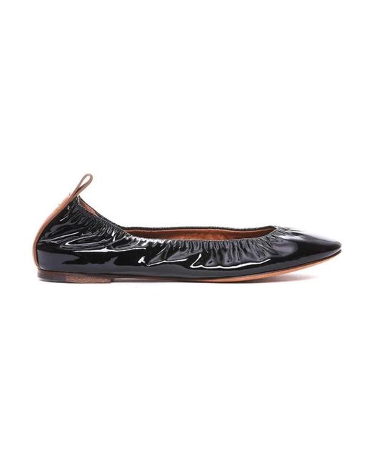 Lanvin Black Ballerina Shoes