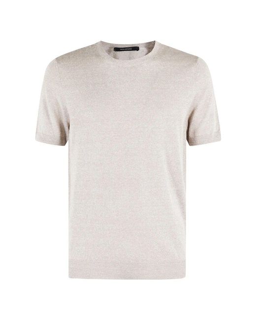 Tagliatore Girocollo Tee in White für Herren