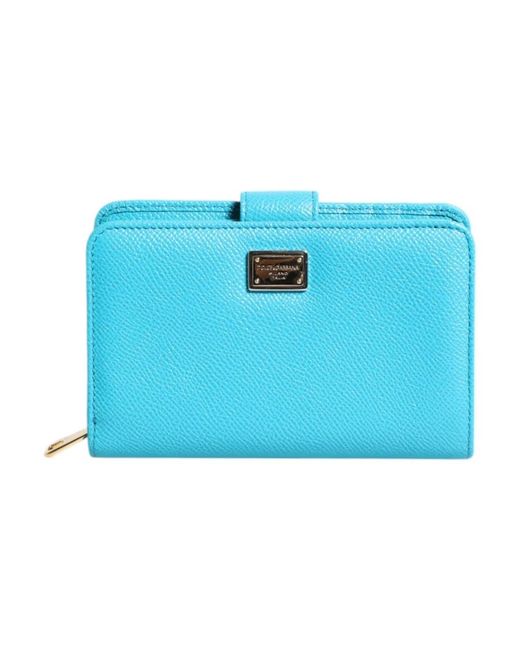 Dolce & Gabbana Blue Wallets & Cardholders