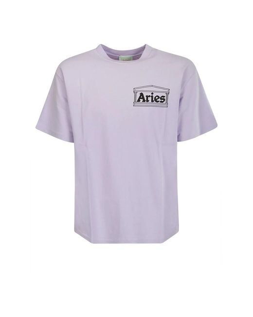Aries Purple T-Shirts