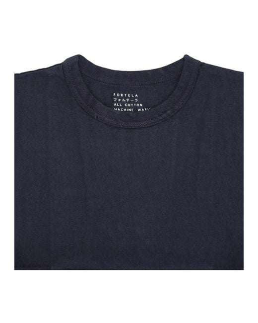 Fortela Blue T-Shirts for men