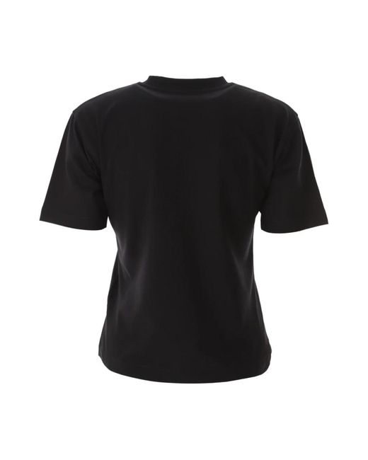 MSGM Crystal Logo T-Shirt in het Black