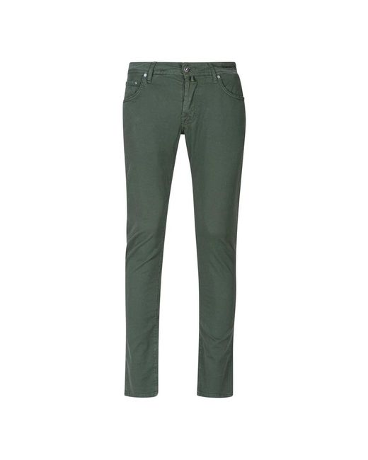 Jacob Cohen Green Slim-Fit Jeans for men
