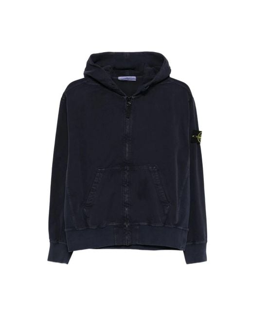 Stone Island Zip-Throughs in het Blue voor heren
