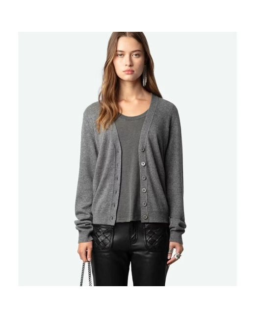 Zadig & Voltaire Gray Cardigans