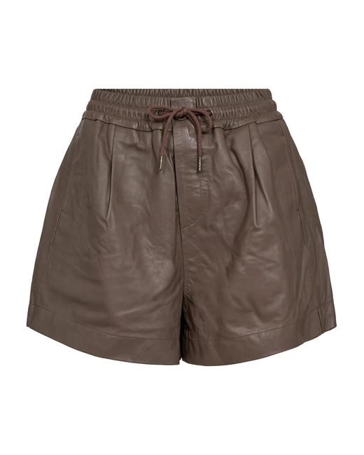 co'couture Brown Short Shorts