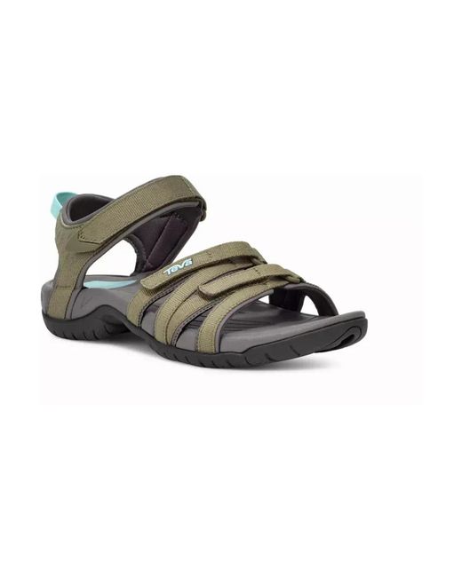 Flat Sandals di Teva in Green