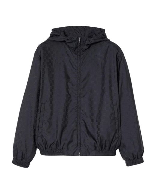 Gucci Gg Nylon Zip Jacket in het Blue voor heren