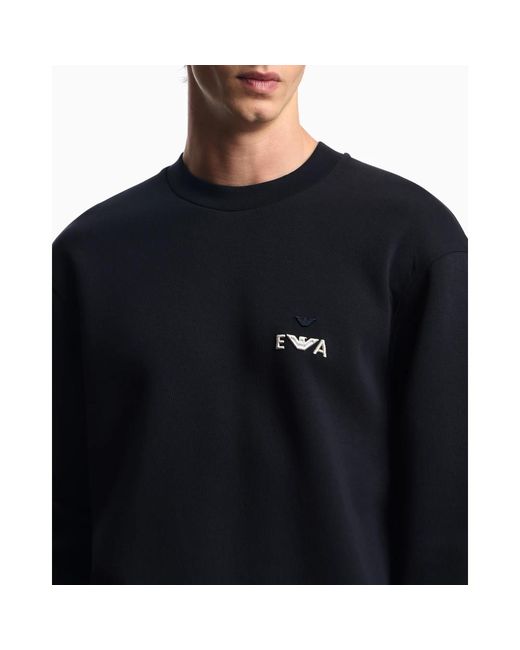 Emporio Armani Black Sweatshirts for men