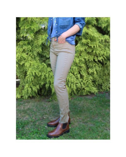 Denim Studio Blue Slim-Fit Trousers