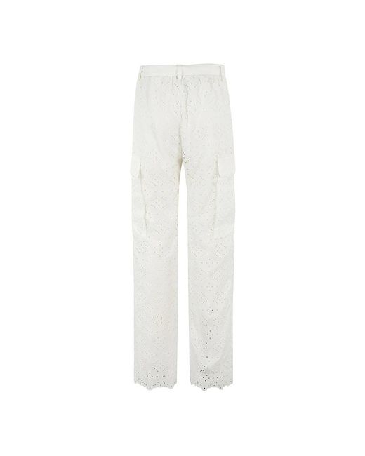 Trousers > wide trousers Ermanno Scervino en coloris White
