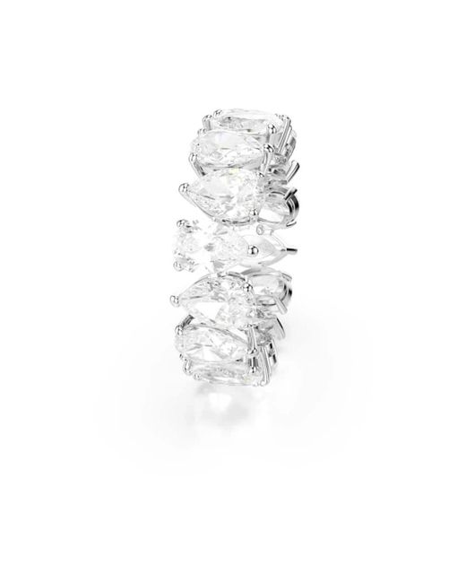 Swarovski White Re Matrix Ring Mit Kristall