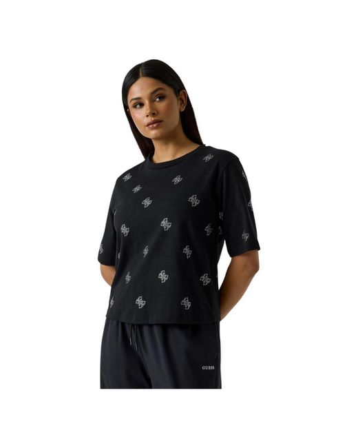 Guess Black T-Shirts