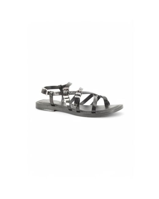 Michael Kors Black Flat Sandals