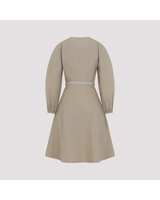 Moncler Gray Short Dresses