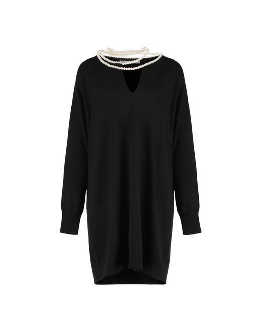 Zimmermann Black Elegantes Wollstrickkleid