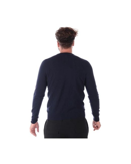Daniele Alessandrini Blue Round-Neck Knitwear for men