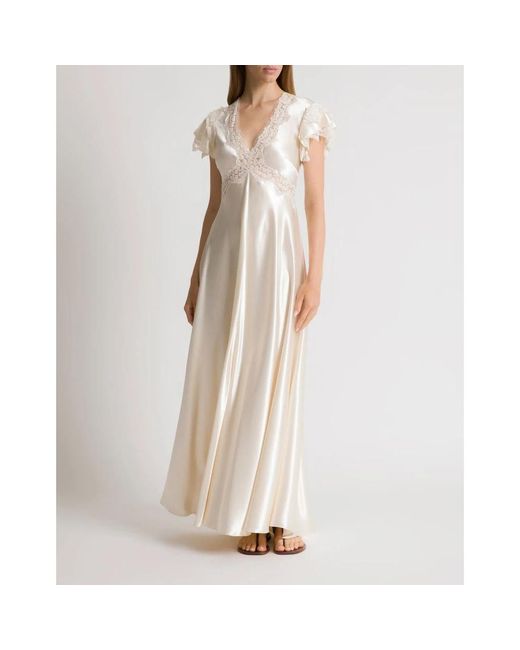 Alberta Ferretti White Gowns