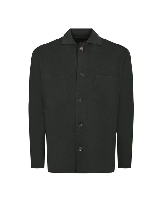 Dell'Oglio Green Casual Shirts for men