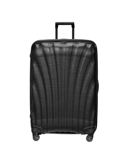 Large Suitcases Samsonite de color Black