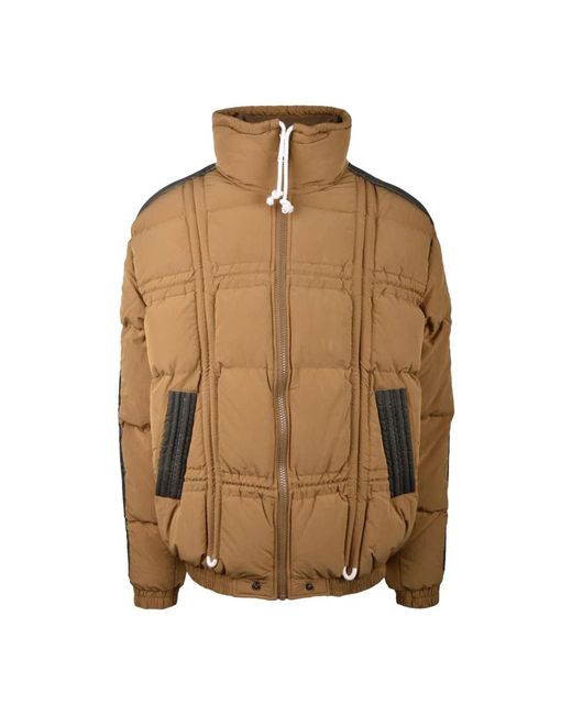 DIESEL Brown Winter Jackets for men