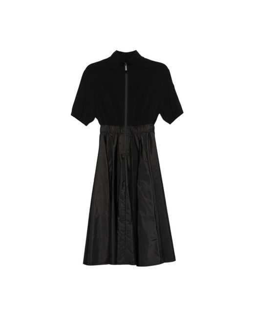 Moncler Black Midi Dresses