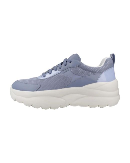 Geox Blue Xtors Platform Trainers