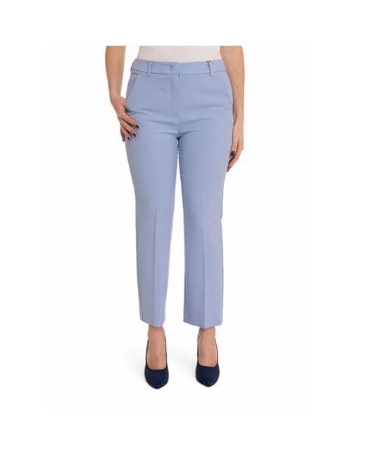 Weekend by Maxmara Cropped Trousers in het Blue