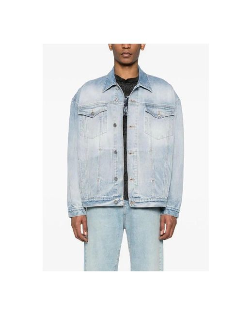 Vetements Jassen ,Blauw ,Denim Denim Jack in het Blue voor heren