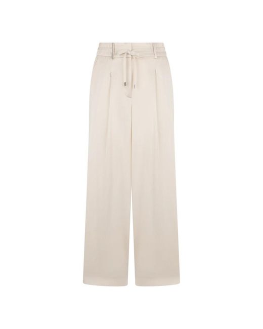 Peserico Natural Wide Trousers