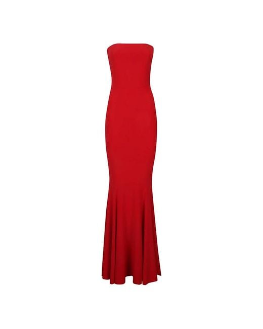 Norma Kamali Red Gowns