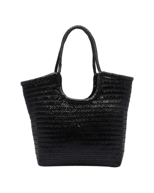 Dragon Diffusion Black Ns Diagonal Arched Tote