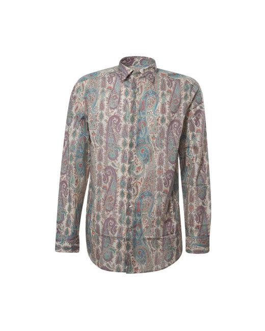 Etro Gray Casual Shirts for men