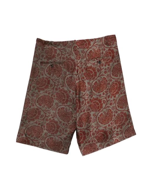 Uma Wang Brown Casual Shorts for men