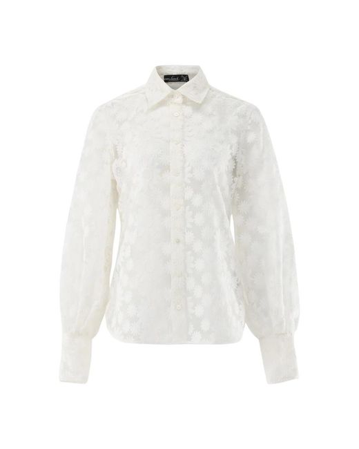 Van Laack Cellina Blouse in het White