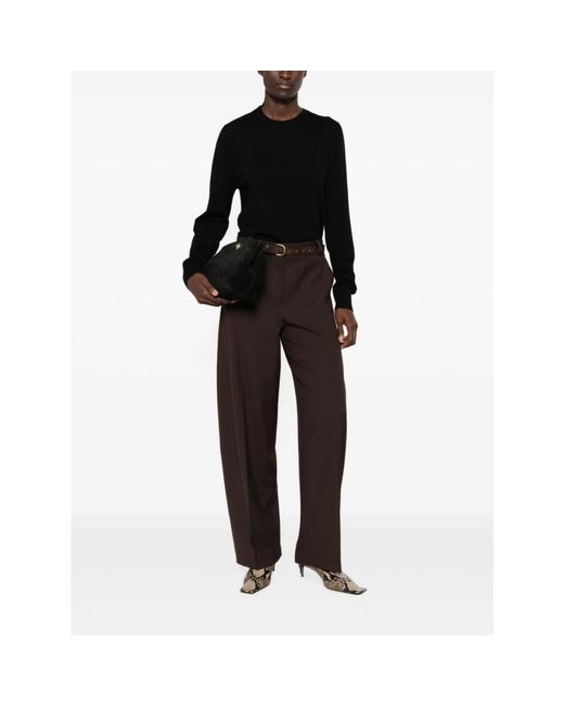 Pinko Brown Wide Trousers