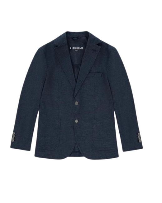 Circolo 1901 Blue Blazers for men