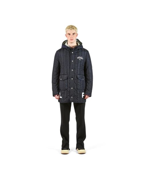 Philippe Model Winter Jackets in het Black voor heren