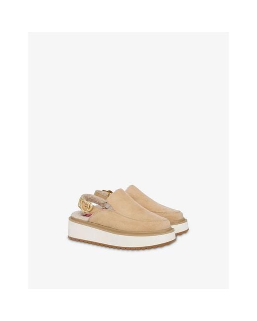 Love Moschino Natural Wedges