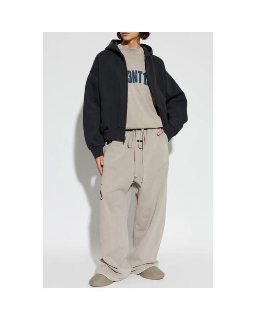 Fear Of God Gray Wide Trousers for men