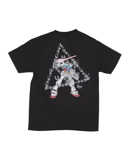 Huf T-Shirts in het Black voor heren