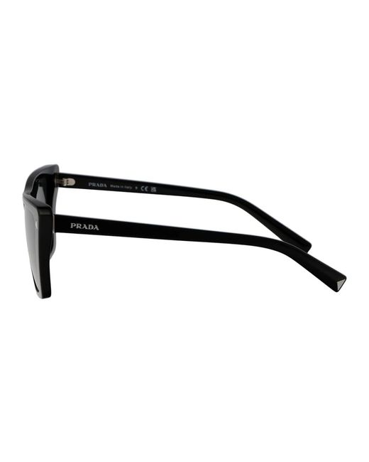 Prada Black Stylische sonnenbrille mit 0pr 21zs