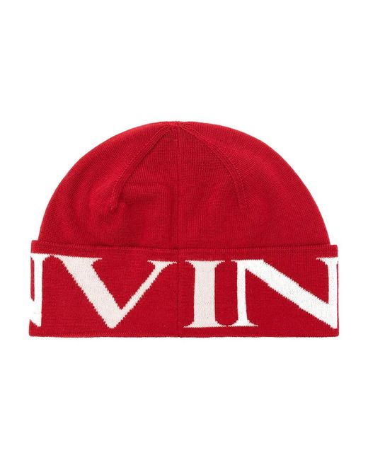 Lanvin Red Beanies