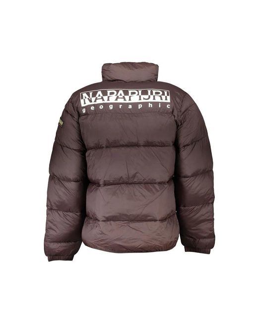 Napapijri Elegante material jacke in Brown für Herren