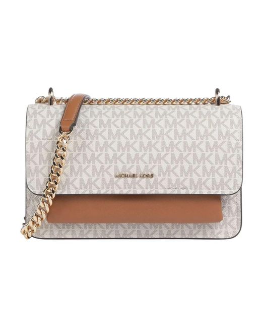Michael Kors White Shoulder Bags