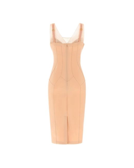 Elisabetta Franchi Pink Midi Dresses