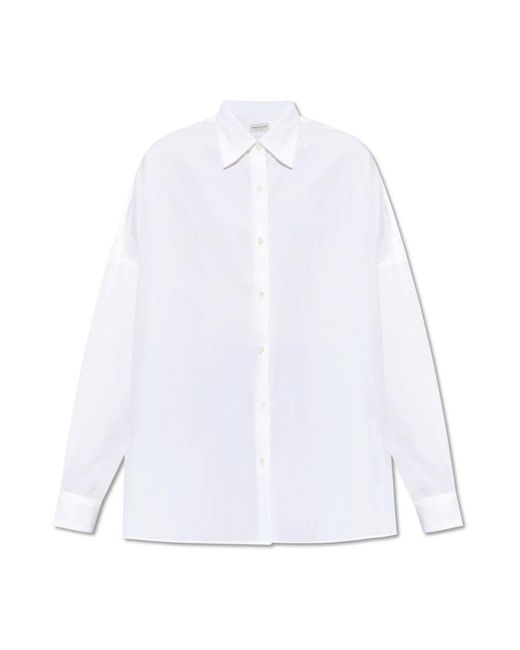 Camisa oversize Dries Van Noten de color White