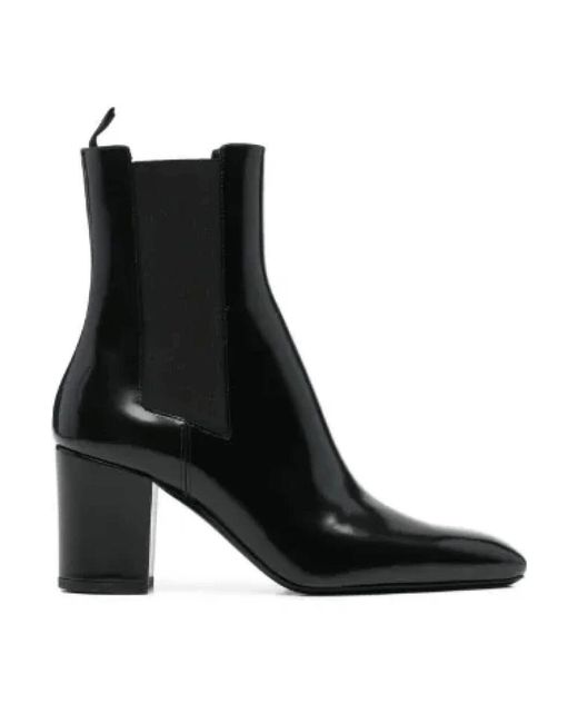 Saint Laurent Black Heeled Boots