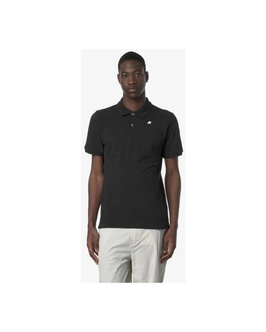 K-Way Black Polo Shirts for men