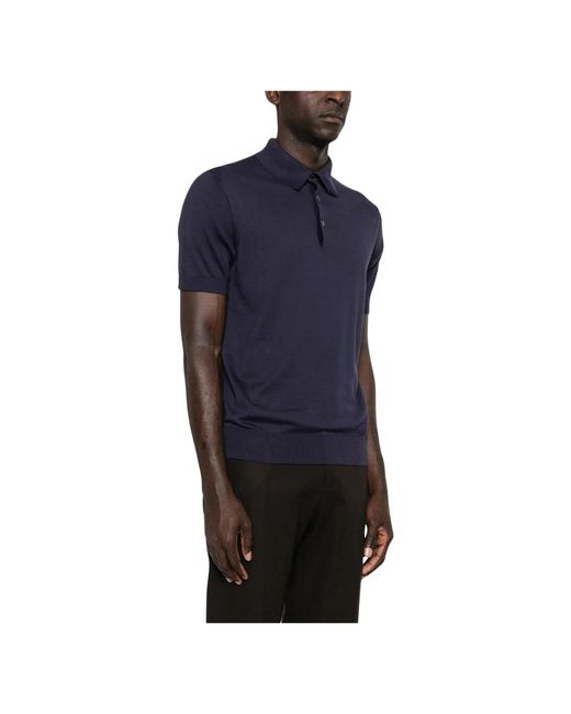 Zegna Blue Polo Shirts for men